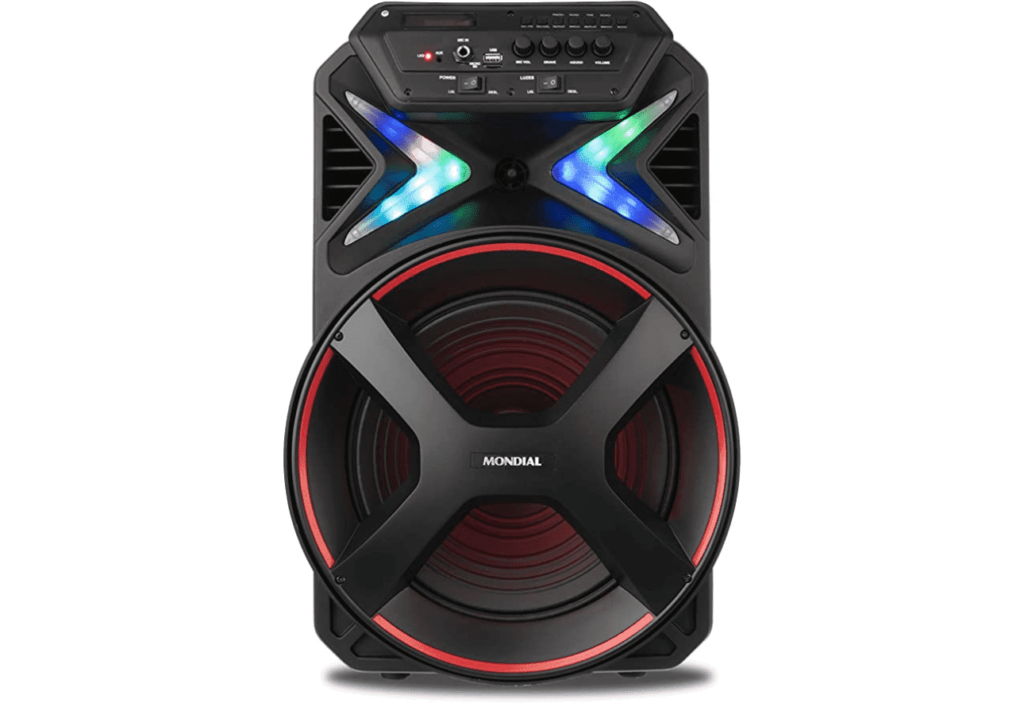 Caixa amplificada mondial 400w é boa