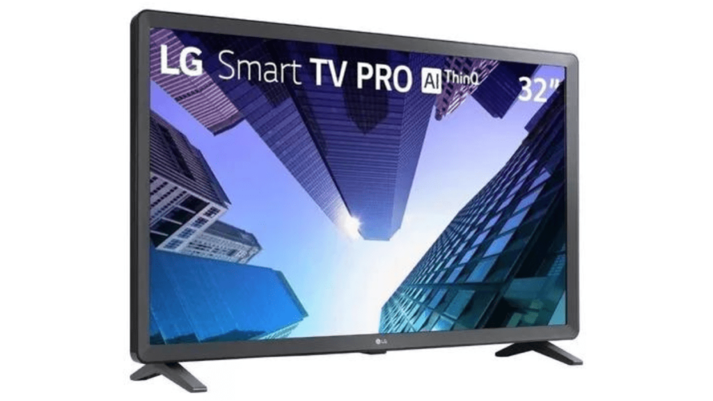 Smart Tv 32'' Led Hd 32lq621 Preta LG Bivolt